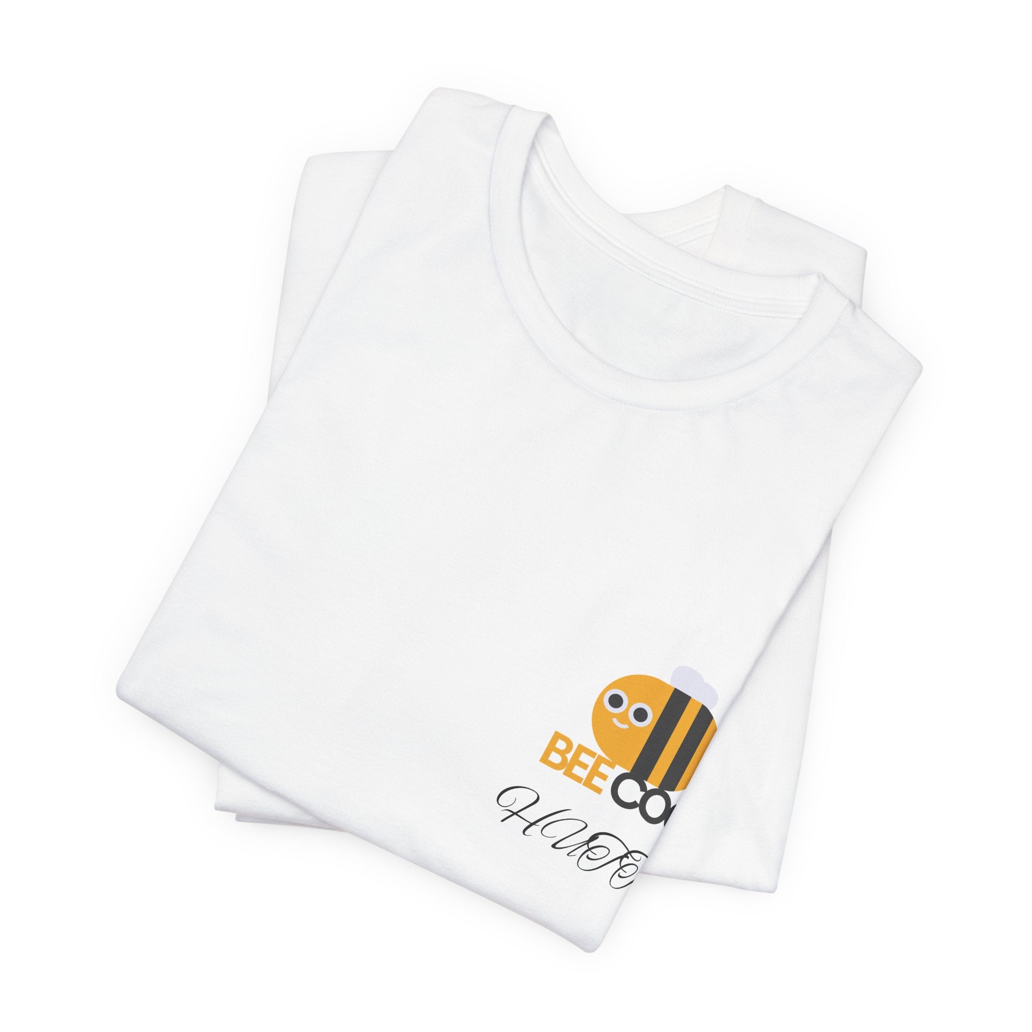 Bee Coo Cute Bee Pocket T-Shirt — Whimsical Bee Graphic Tee