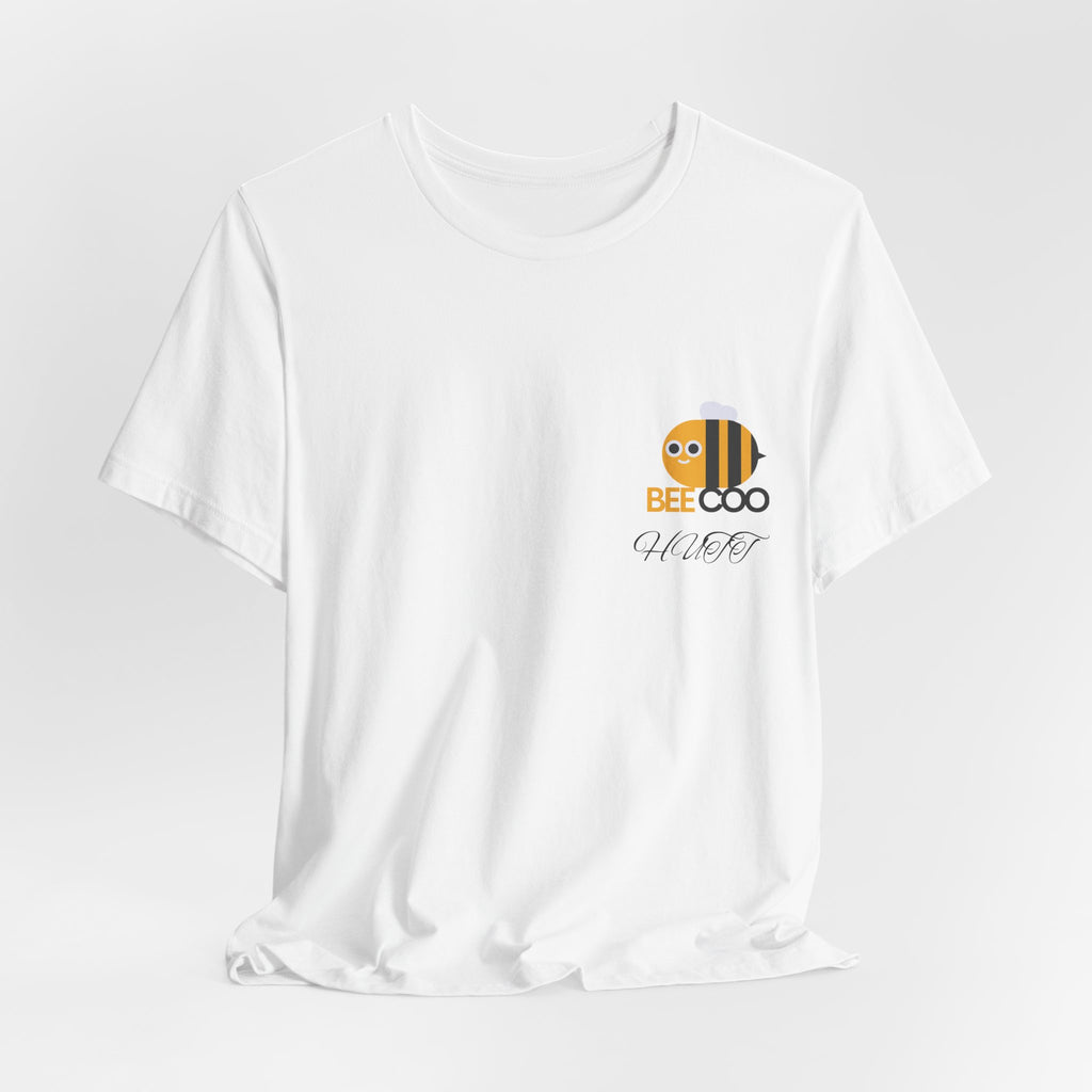 Bee Coo Cute Bee Pocket T-Shirt — Whimsical Bee Graphic Tee