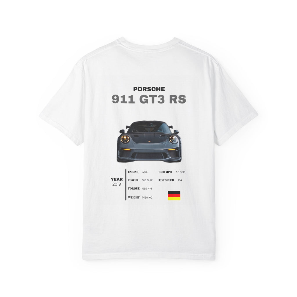 Porsche 911 GT3 RS Car Spec Tee — Bee Cool Graphic T-Shirt